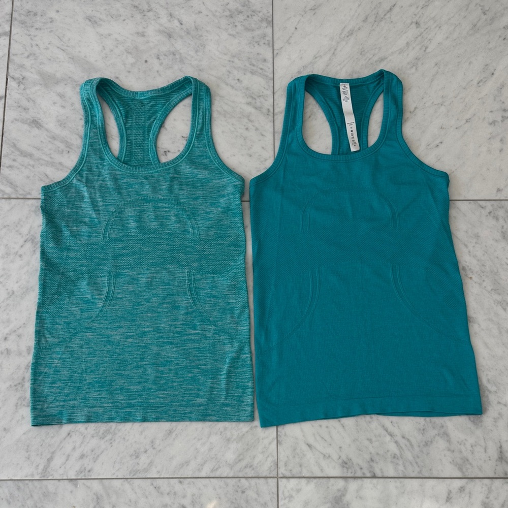 Lululemon Racerback Tank Tops - set of two